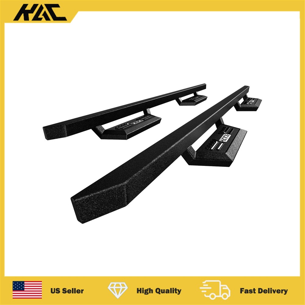 2pcs Running Boards For Dodge Ram 1500 2019-2024 Crew Cab Side Step New
