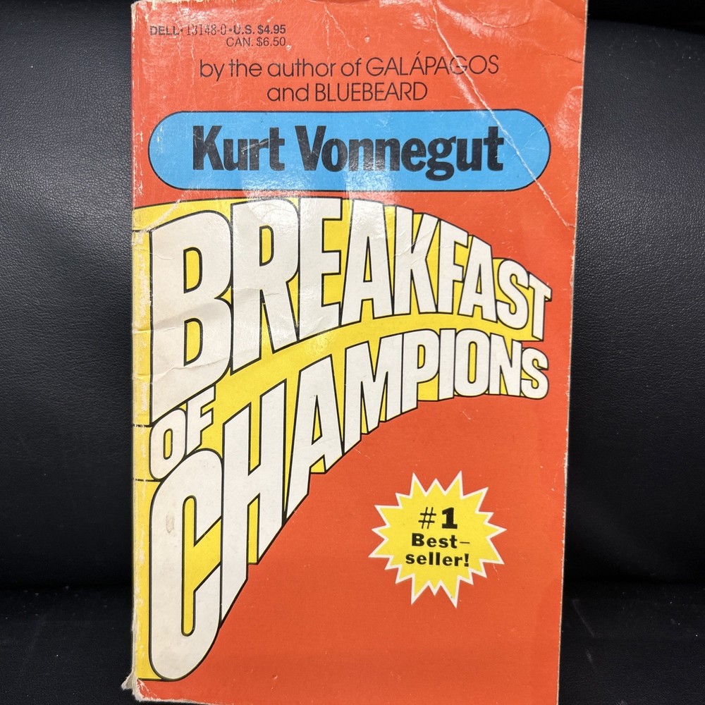 Breakfast of Champions by Kurt Vonnegut Paper Back Book 1975
