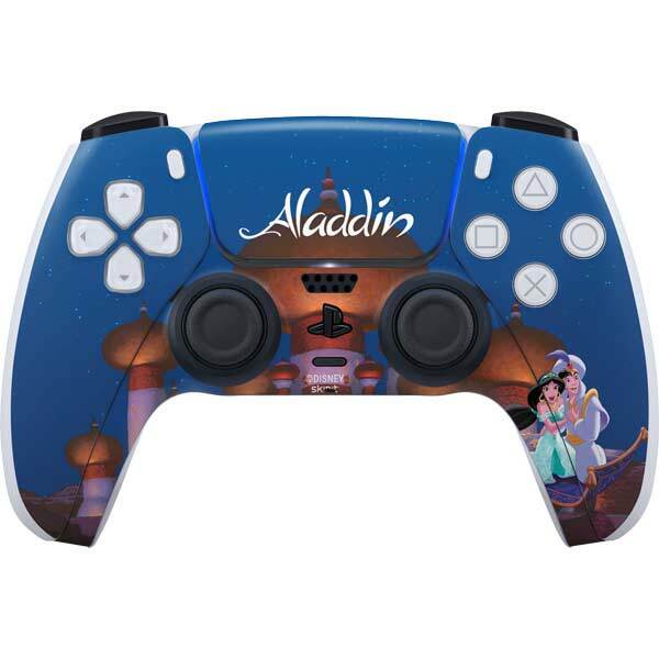 Aladdin PS5 Controller Skin - Aladdin and Jasmine Magic Carpet