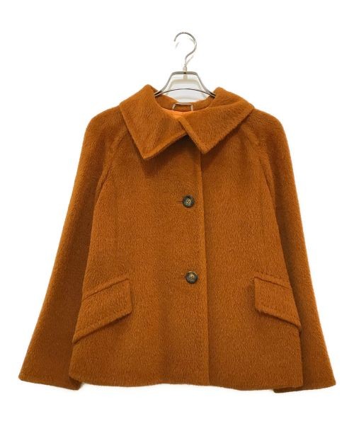 Alpaca Wool Big Collar Jacket