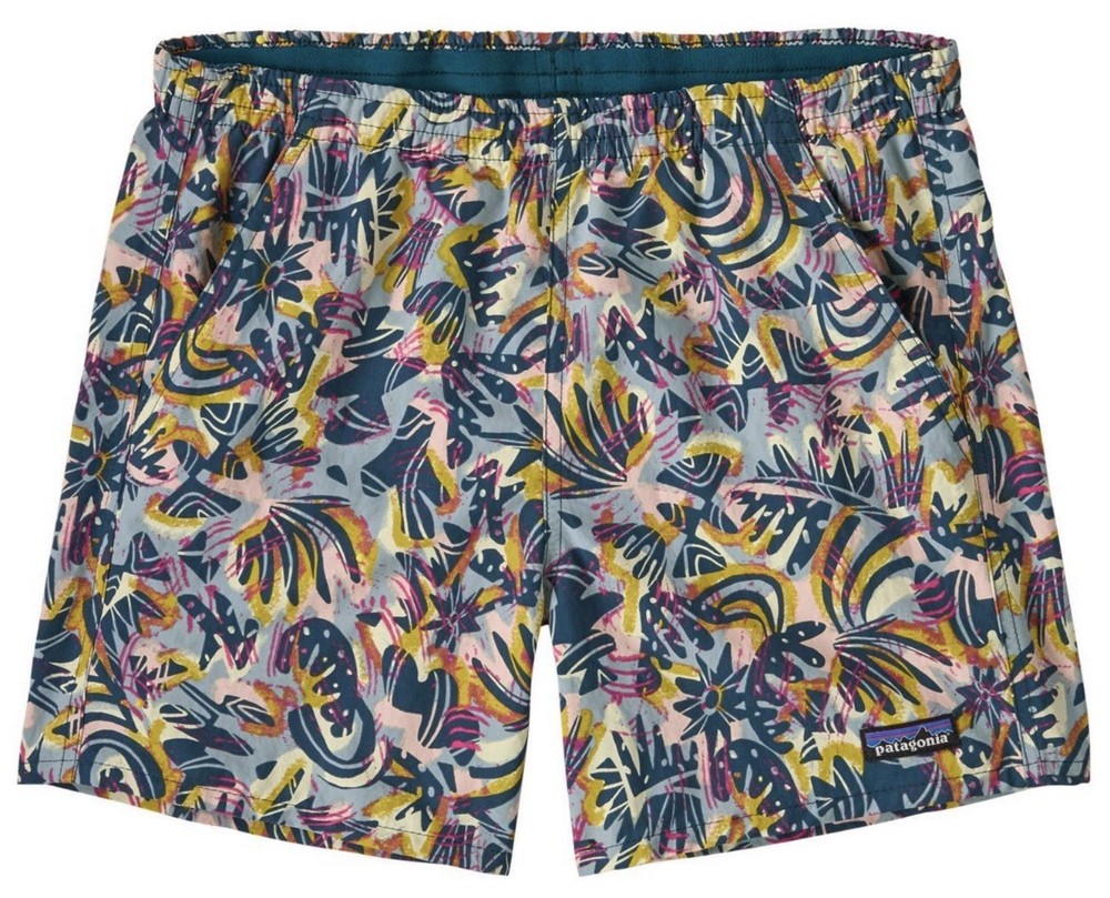 Patagonia Women’s Baggies Shorts Size XL 5” Wild Botanist: Tidal Teal NWT