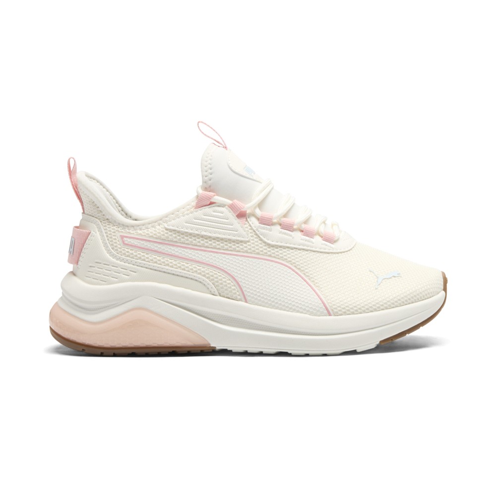 PUMA Amplifier Wide Lace Up  Womens Pink, White Sneakers Casual Shoes 39944717