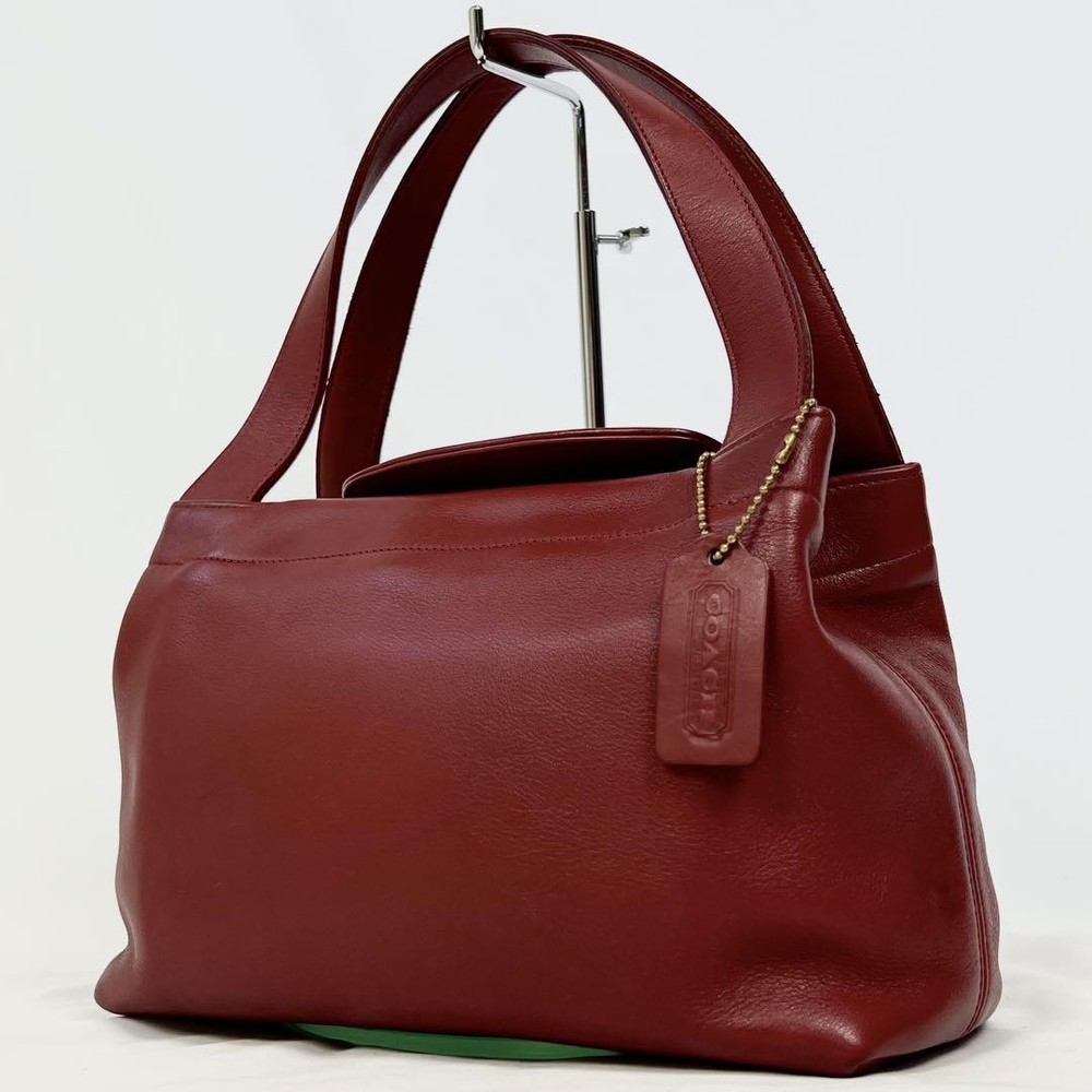 Authentic Coach Red Leather Tote Bag Style G0807918