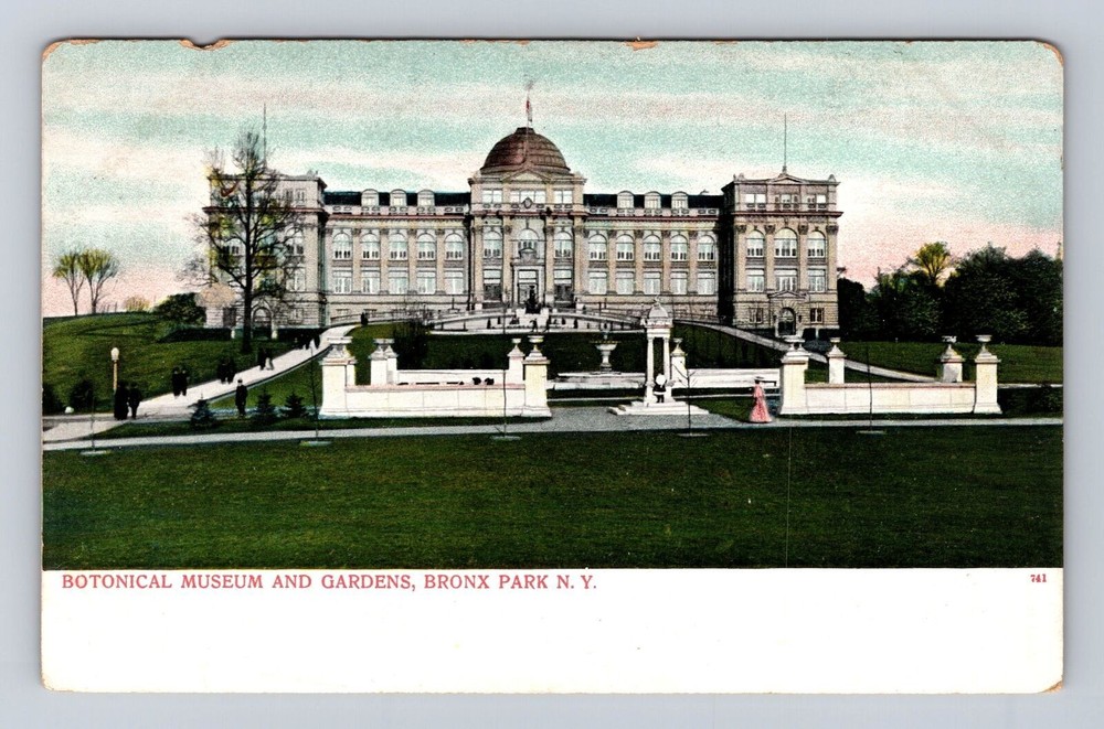 Bronx NY-New York, Botanical Museum And Gardens, Bronx Park, Vintage Postcard