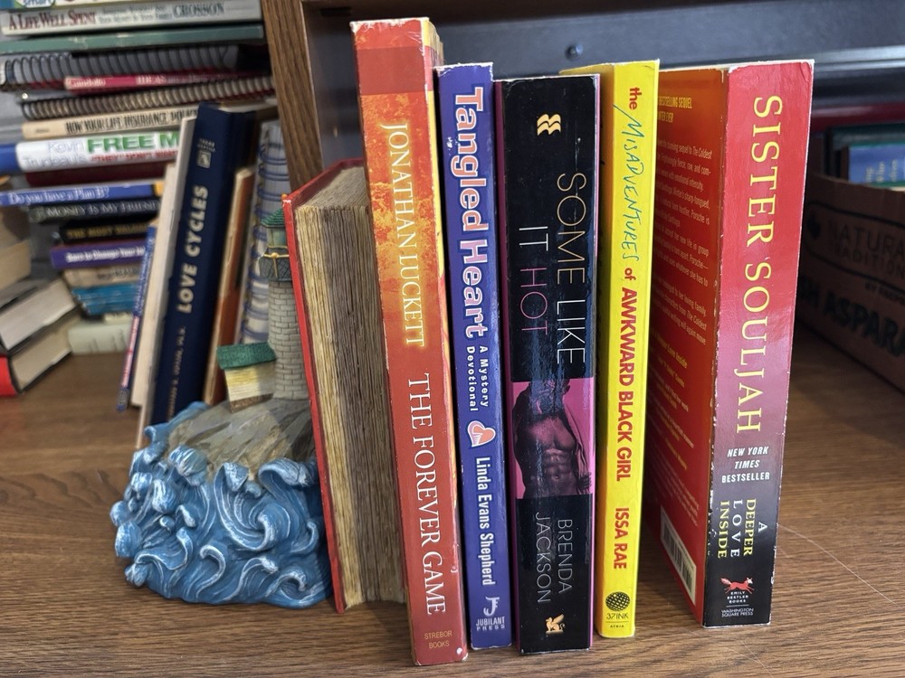 Fiction & Memoir Lot - Sister Souljah, Issa Rae, Brenda Jackson, & More - 5 Book