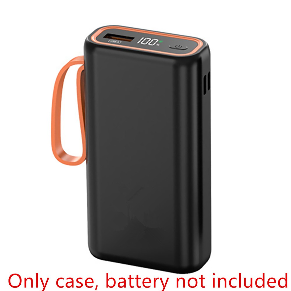 1Pc Durable 2-Slot 21700 Power Bank Case Cage for PC and Smartphones