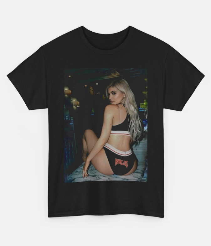 Singer Kylie Jenner Shirt Black men And S-5XL T Shirt Cotton