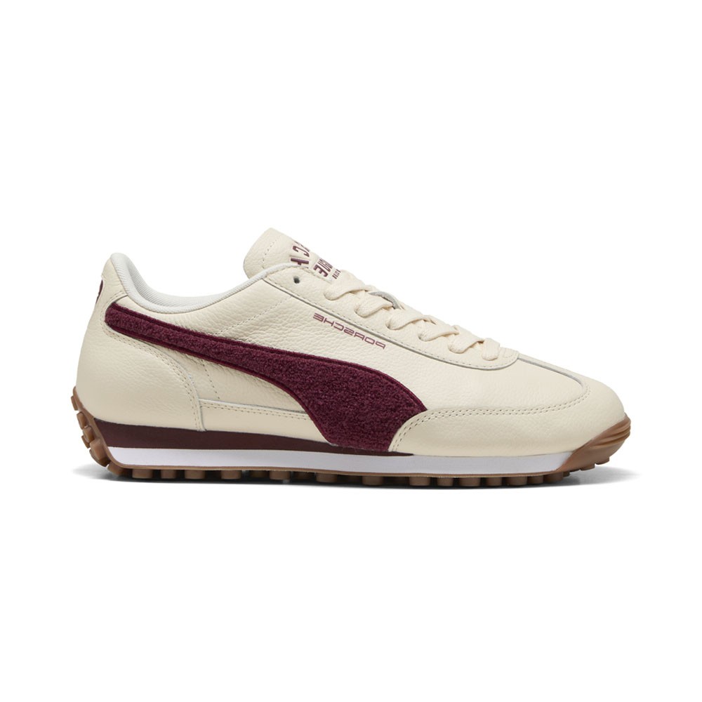 PUMA Porsche Legacy X Easy Rider League Lace Up  Mens White Sneakers Casual Shoe