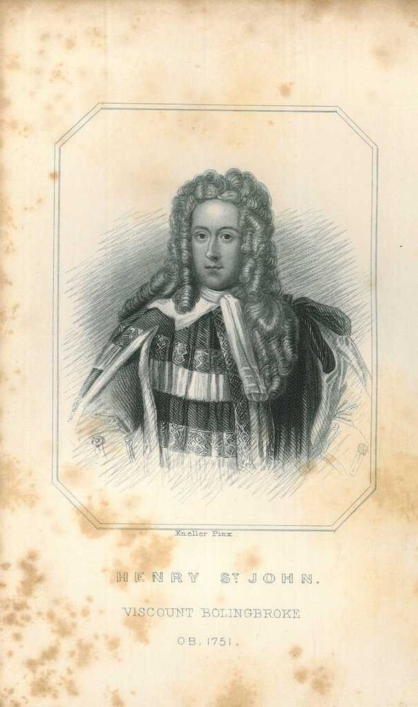 Portrait of Henry St John, 1st Viscount Bolingbroke