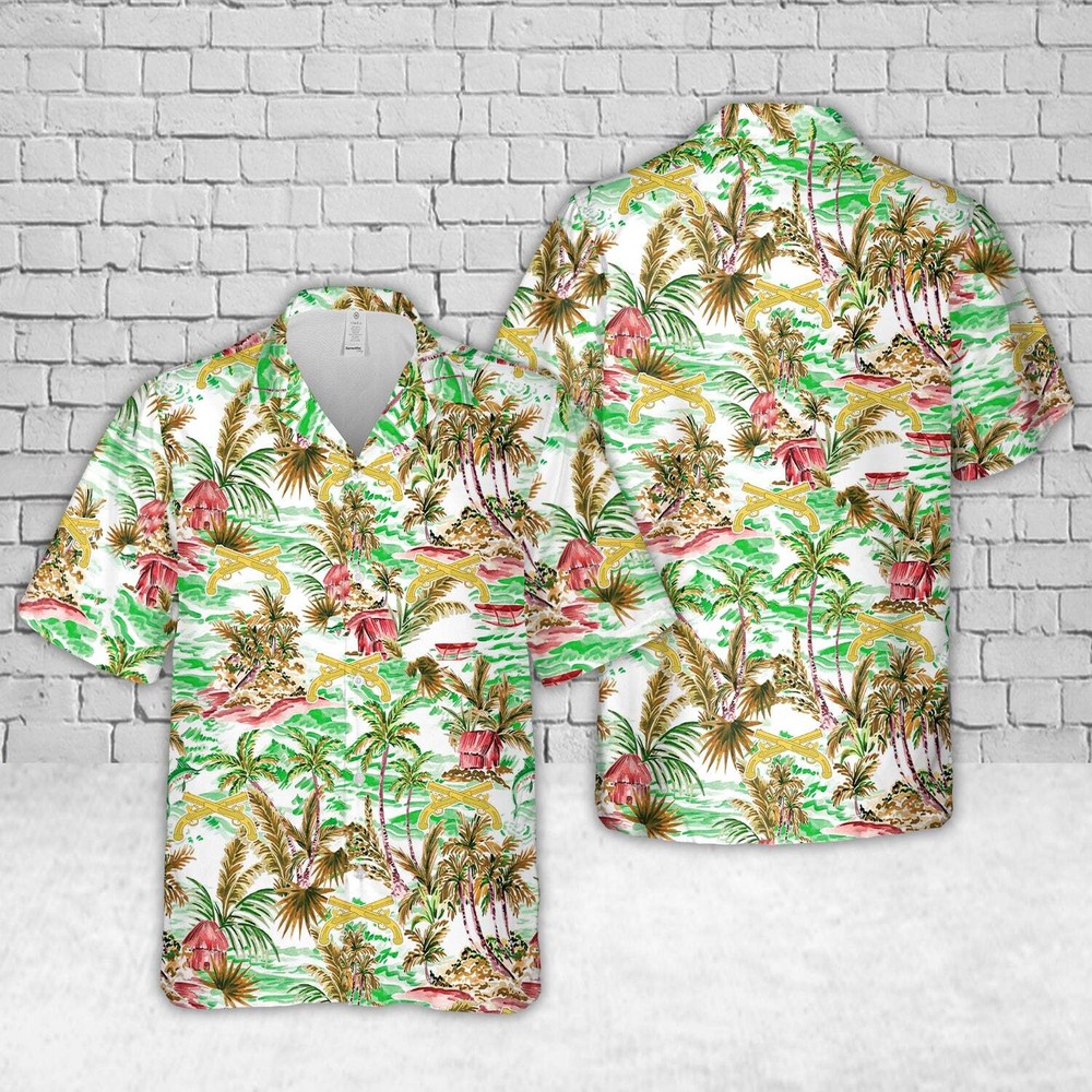US Army Military Police Corps USAMPC Branch insignia Hawaiian Shirt