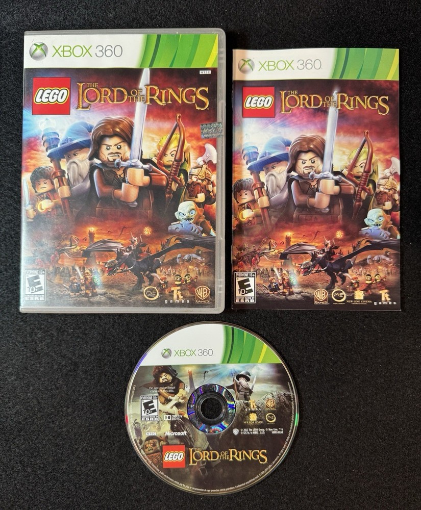 LEGO The Lord of the Rings (Microsoft Xbox 360, 2012) Complete