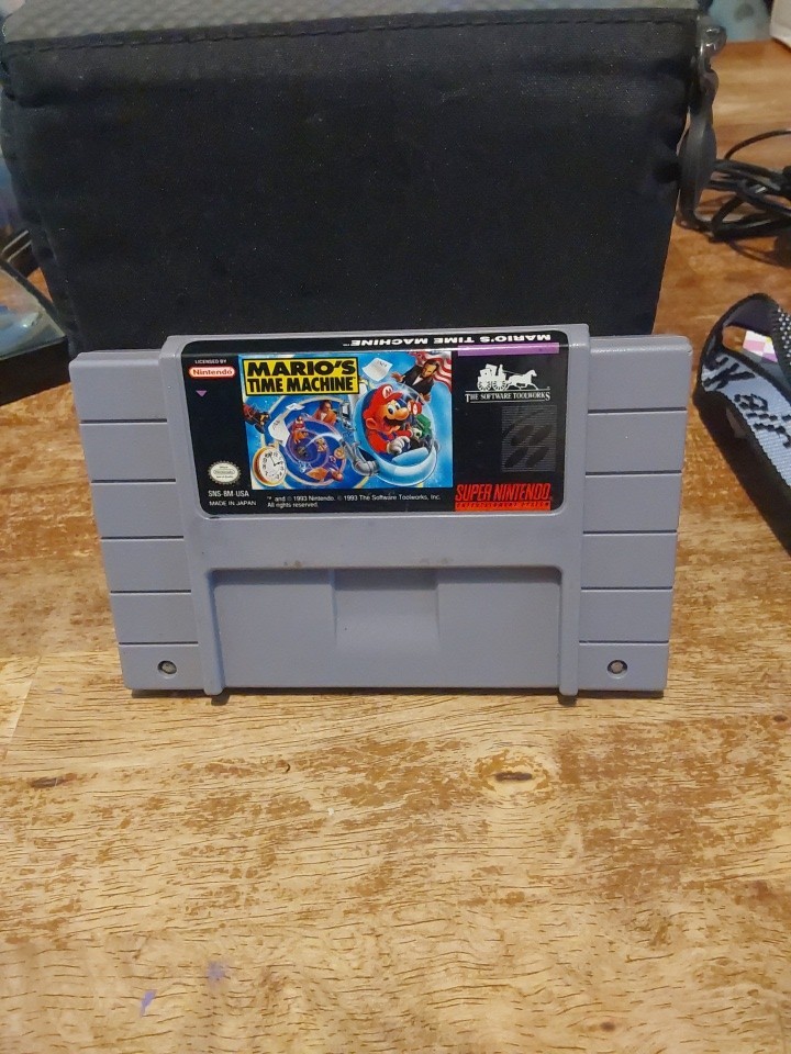Mario's Time Machine (Super Nintendo Entertainment System, 1993)
