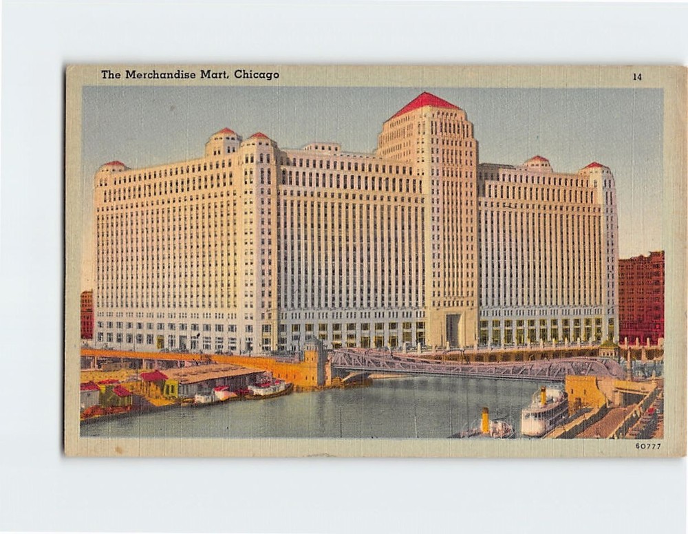 Postcard The Merchandise Mart Chicago Illinois