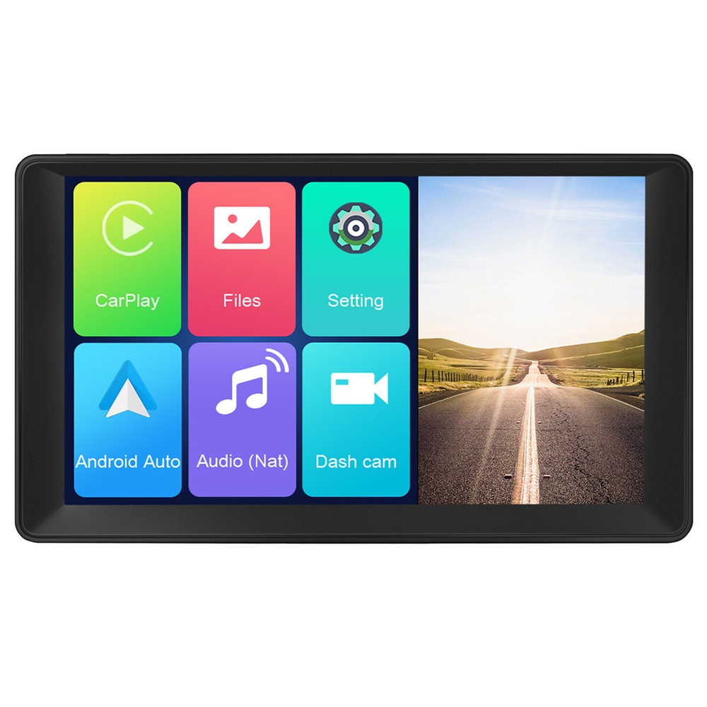 Car DVR Dash Cam Night Vision Portable Monitor BT/FM For Carplay Android Auto