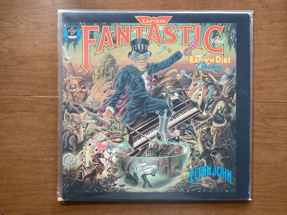 Elton John Captain Fantastic And The Brown Dirt Cowboy Vinyl LP Record MCA-2142