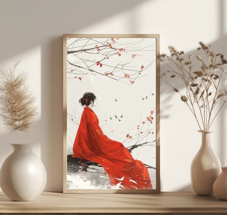 Japandi Wall Art, Minimalist Art, Digital Print Download, Minimalist Zen Wall Ar