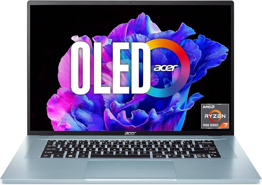 Acer Swift Edge 16 4K OLED Ryzen 7 7735U 16GB RAM 1TB SSD Laptop-image