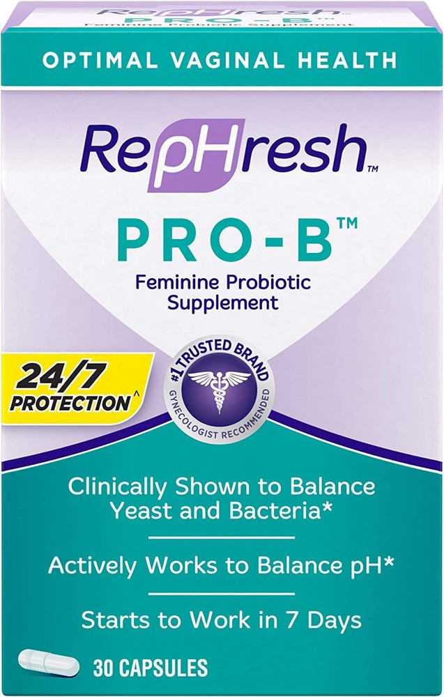 Pro-B Probiotic Feminine Supplement, 30-Count Capsules (Pack of 2)