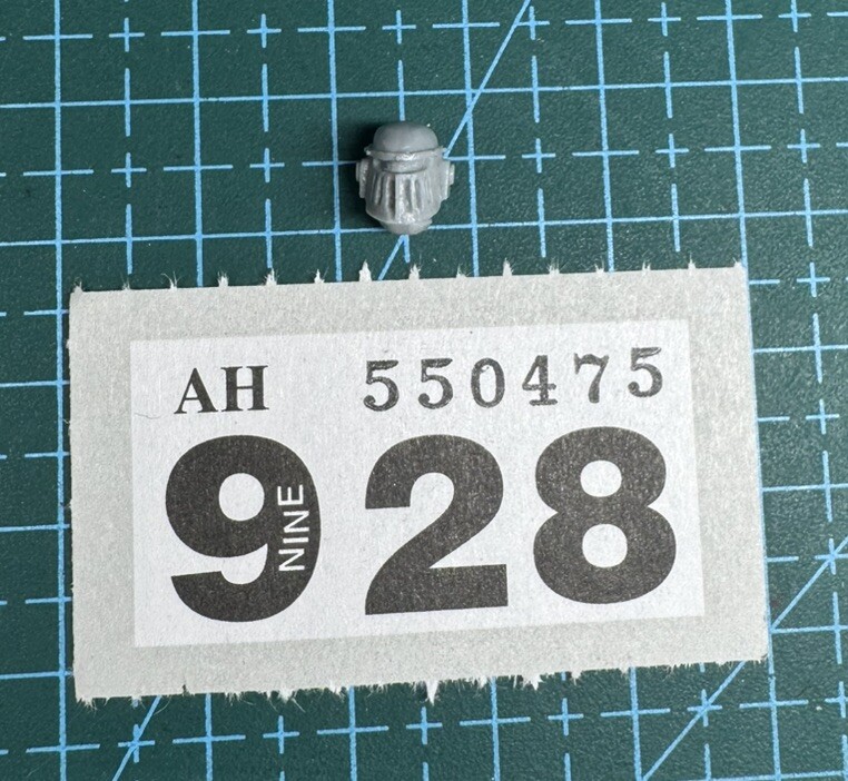 Forgeworld Space Marine Mark 2 Head Helmet Mk ii Iron Armour Resin 40k Heresy