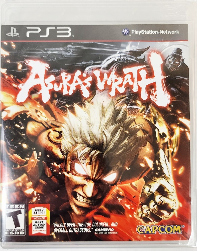 Asura's Wrath For PS3 Case And Manual Only *No Disc*