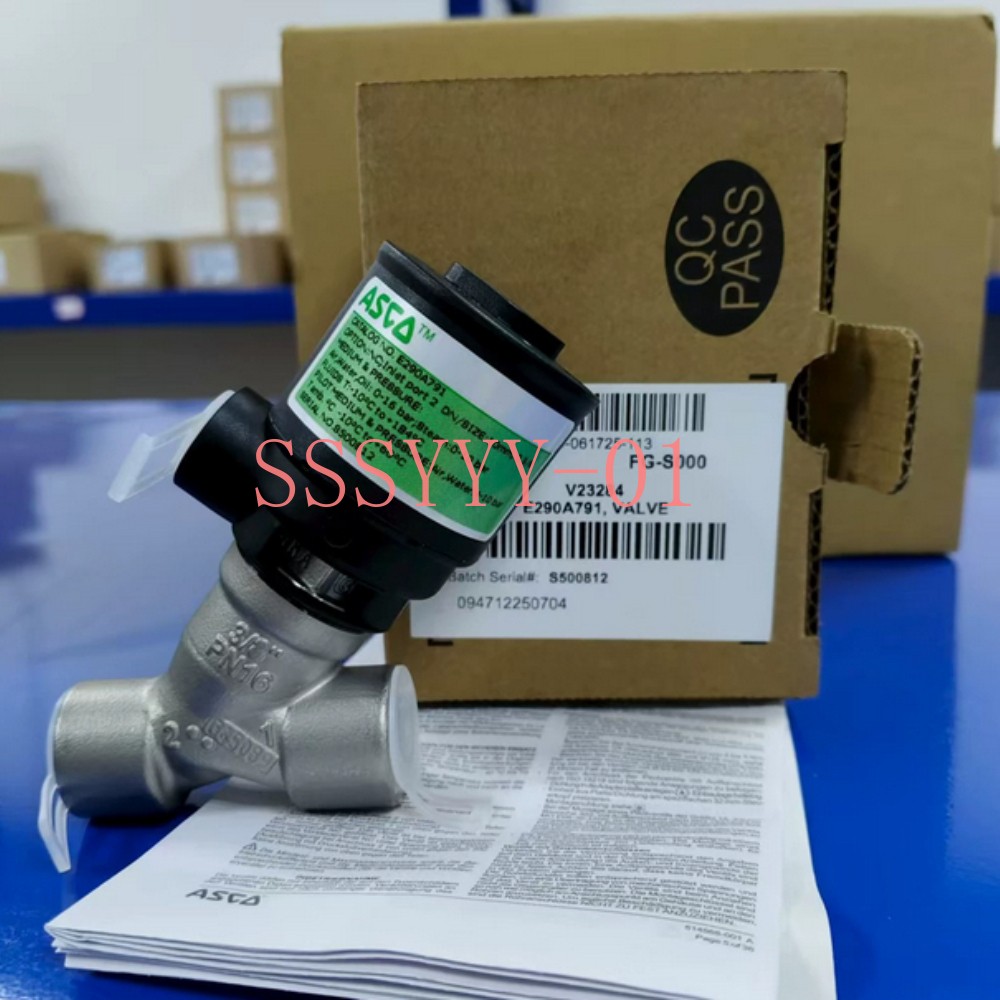 1PCS New ASCO E290A791 Angle Seat Valve Free shipping