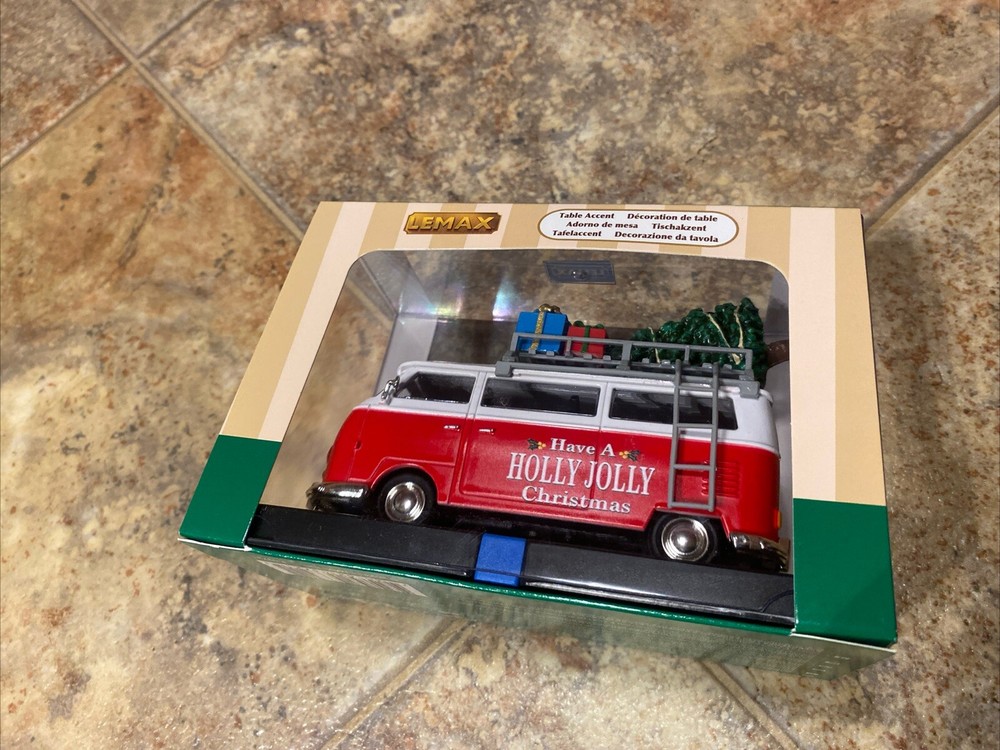 Lemax Christmas Van -Holiday Village Accessory-Train Accent-image