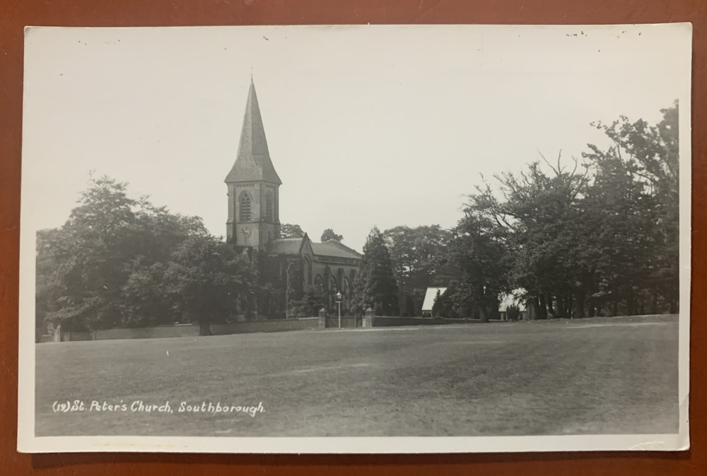 St. Peters Church Southborough Kent England Real Photo Postcard Early 1900s