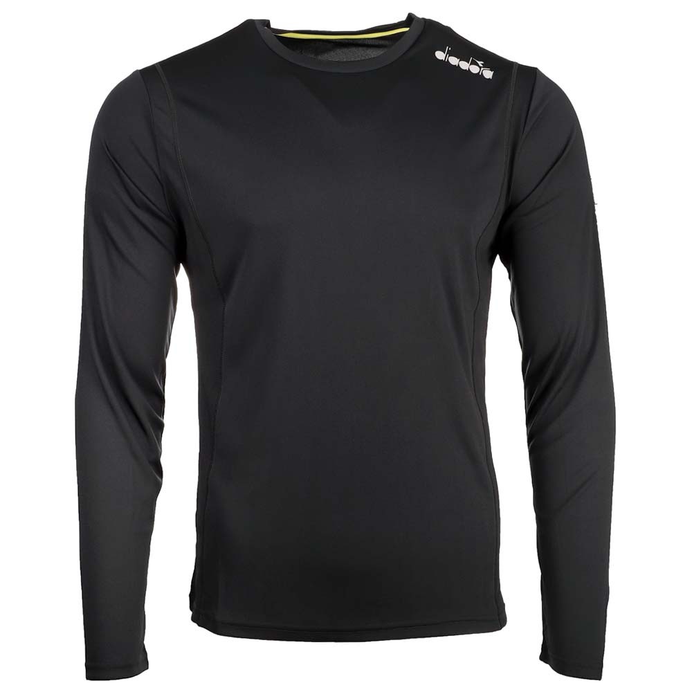 diadora Core Running Crew Neck Long Sleeve Athletic T-Shirt Mens Size M  Casual