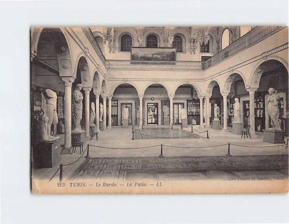 Postcard Le Patio Le Bardo Tunis Tunisia
