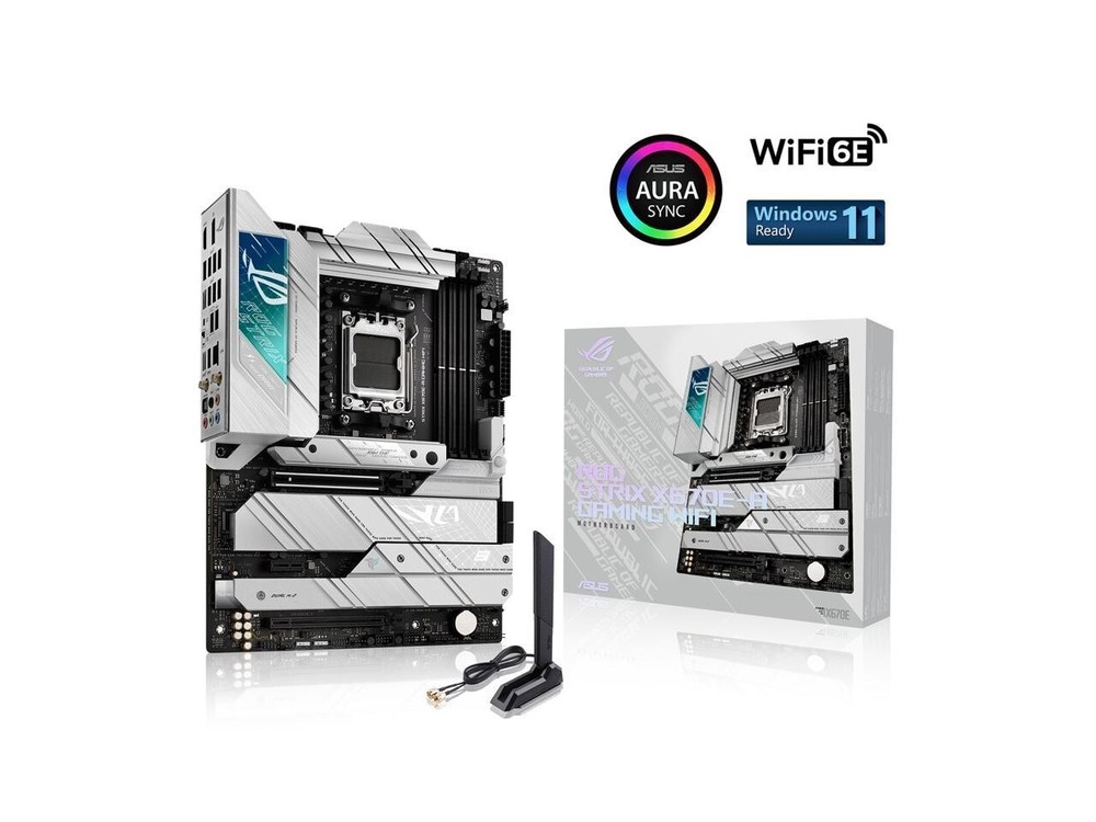 (Factory Refurbished) ASUS ROG STRIX X670E-A GAMING WIFI AM5 AMD ATX Motherboard