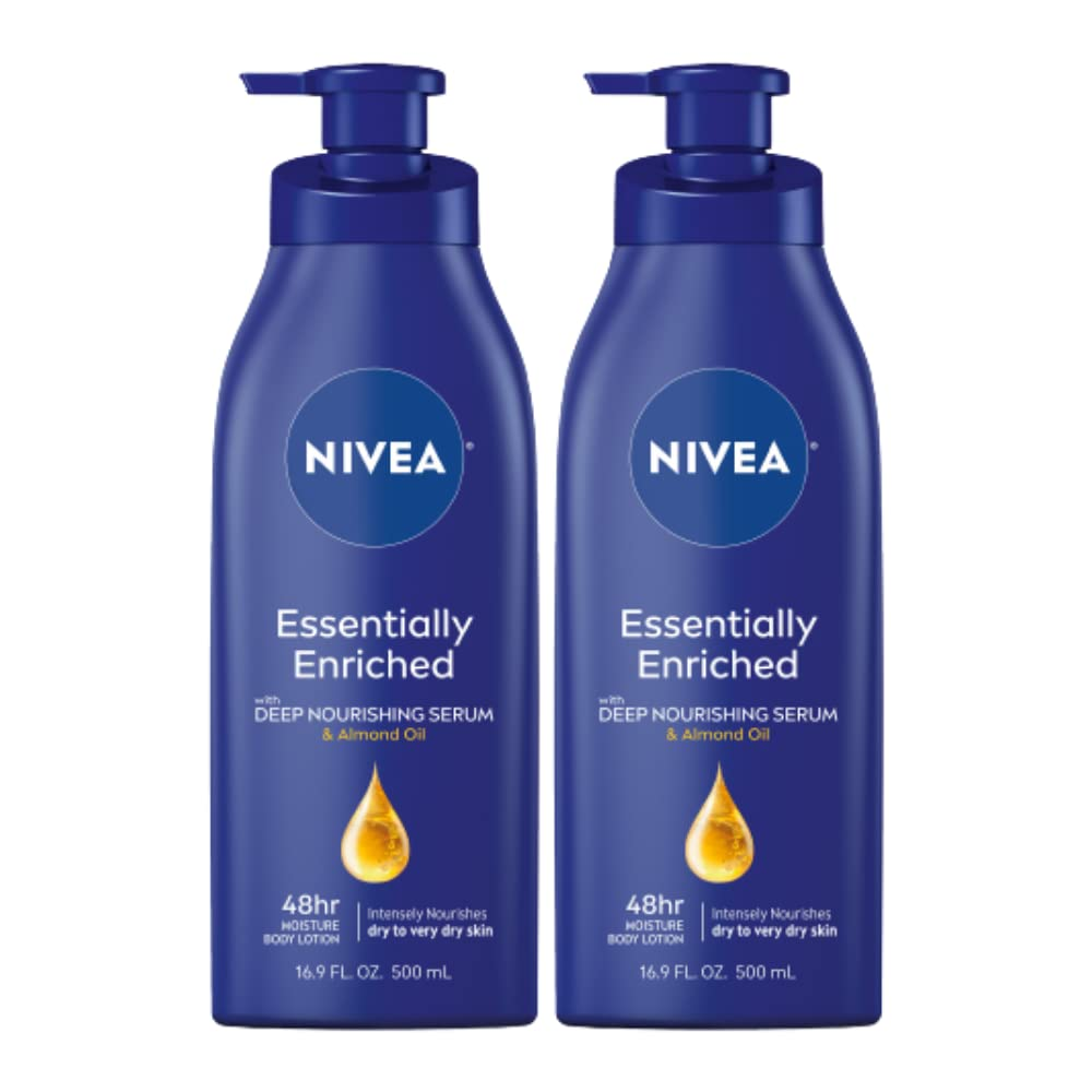 Essentially Enriched Dry Skin Body Lotion Pack of 2, 16.9 Fl Oz Pump Bottle
