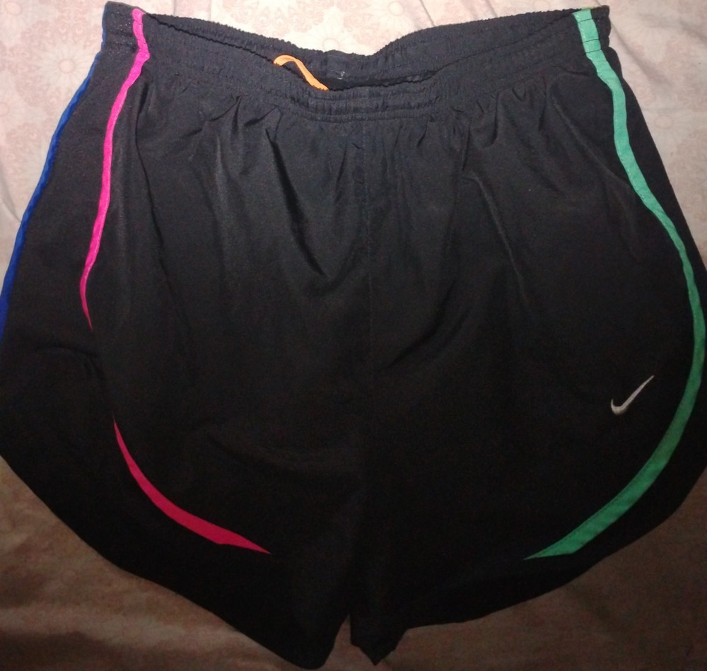 Nike Dri-FIT Women's Athletic Running Shorts Black Green Pink Blue S