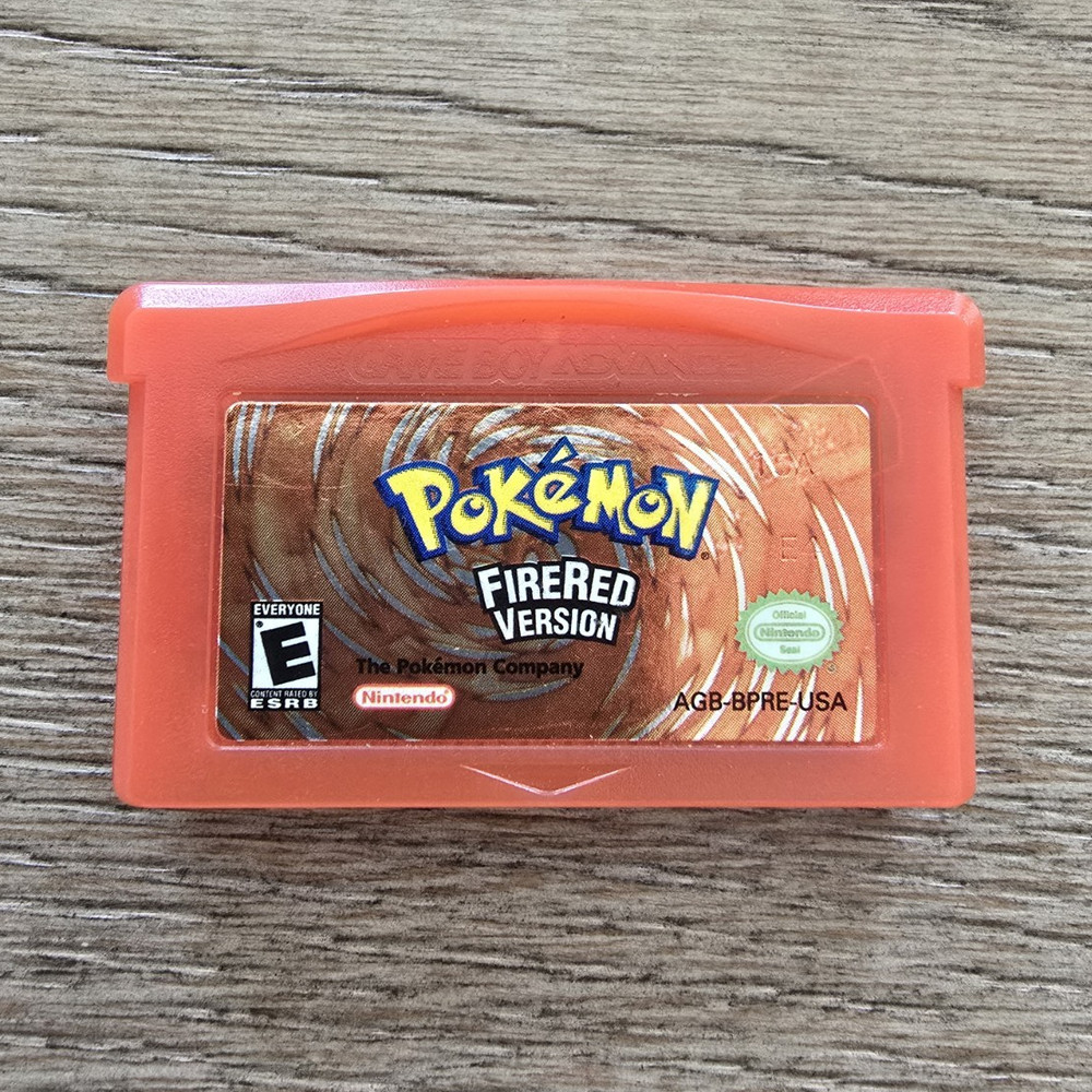 Pokemon FireRed Version Nintendo Game Boy Advance GBA Authentic Tested Working