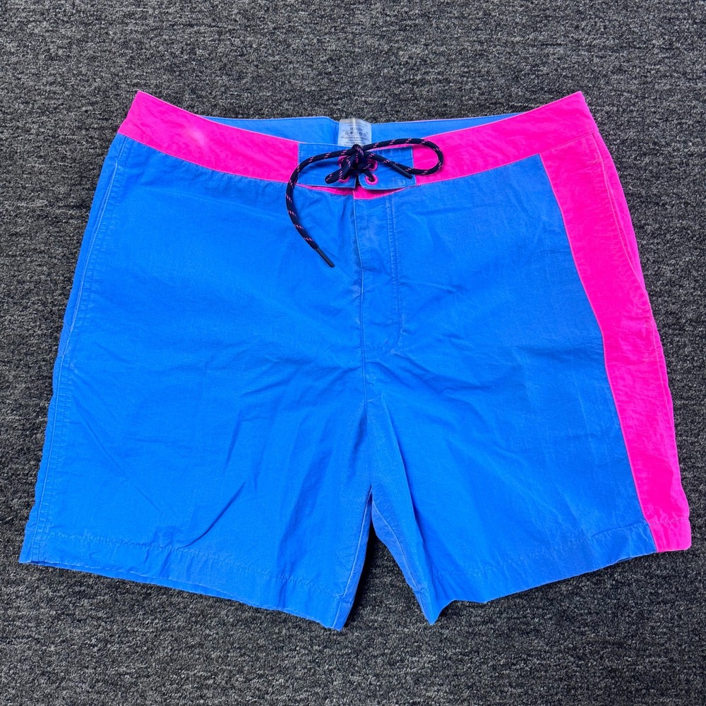 Vineyard Vines Surf Board Shorts Mens - Sz 34 Blue Neon