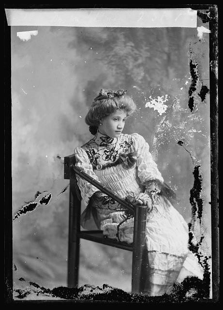 Photo:Mrs. M. Feldman Portrait Woman in Dress c1901-1903