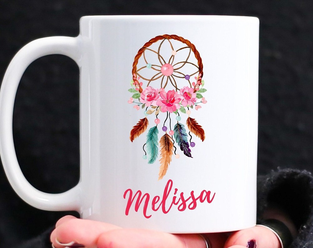 Personalized Dream Catcher Mug with Custom Name