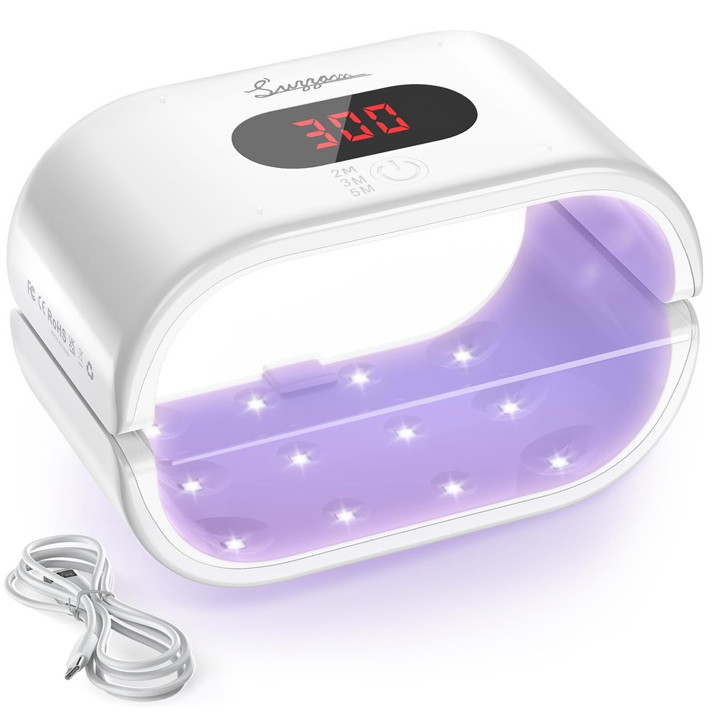 36W UV Resin Curing Light with Timer and Digital Display for Crafting