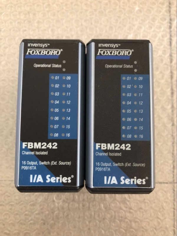 FOXBORO FBM242 P0916TA Used 100% test via DHL or Fedex fast shipping