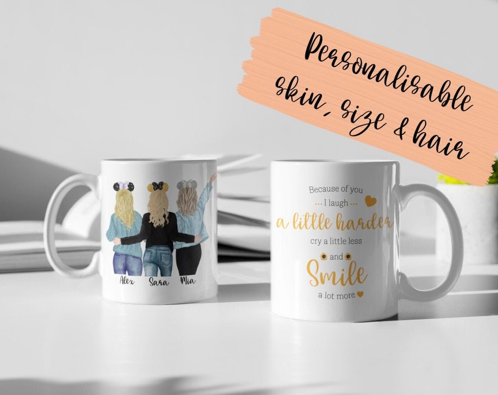 Best Friends Mug Sister Mug Customisable Mug