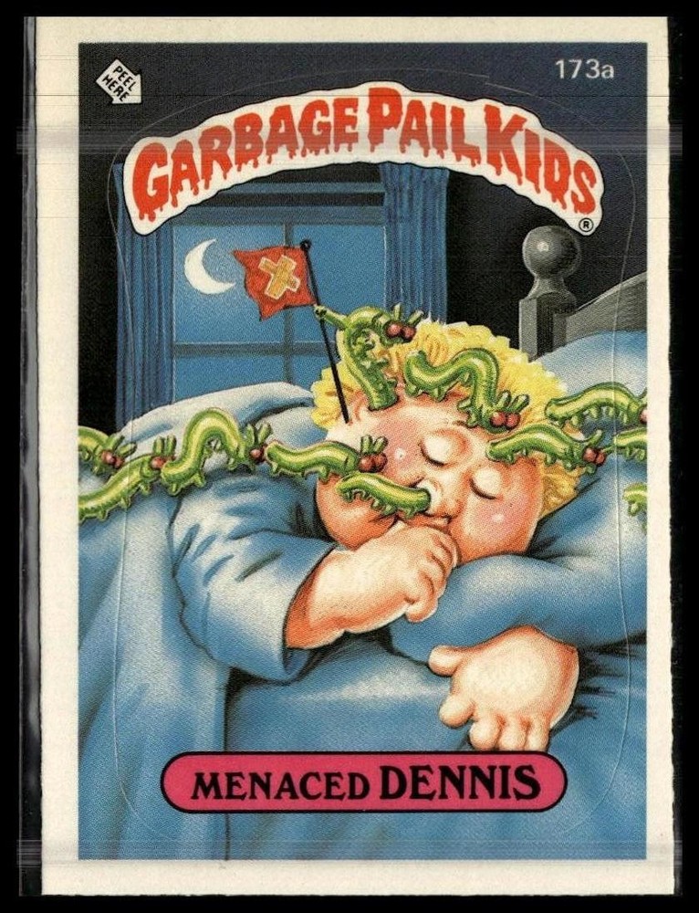 1986 Topps Garbage Pail Kids Series 5 #173a Menaced Dennis