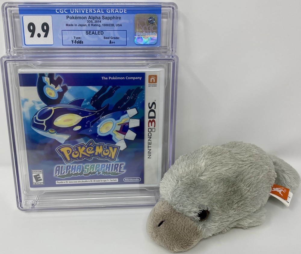 CGC Graded Pokemon Alpha Sapphire NEW Nintendo 3DS (1022730008, 9.9 A++)
