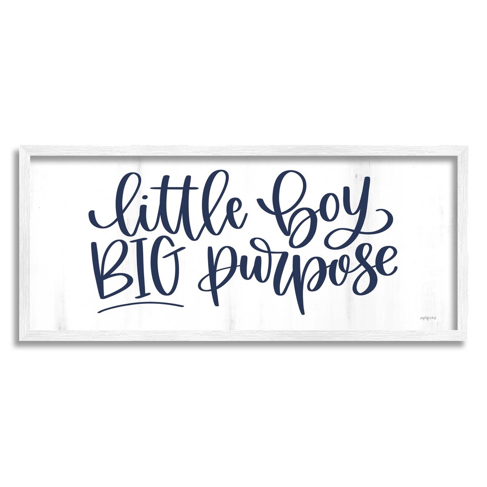 Little Boy Big Purpose Uplifting Giclee Framed Wall Art, Design by Imperfect ...