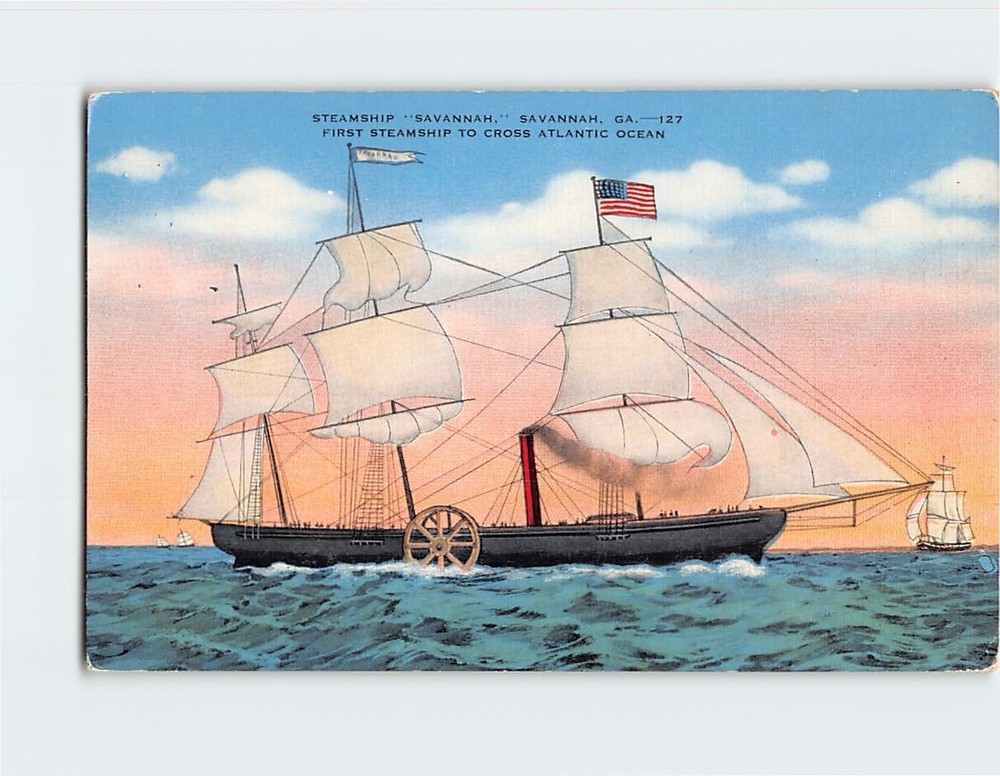 Postcard Steamship 