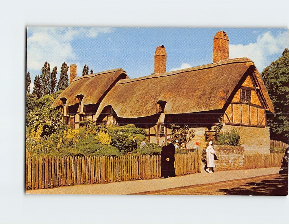 Postcard Anne Hathaway's Cottage Stratford-upon-Avon England