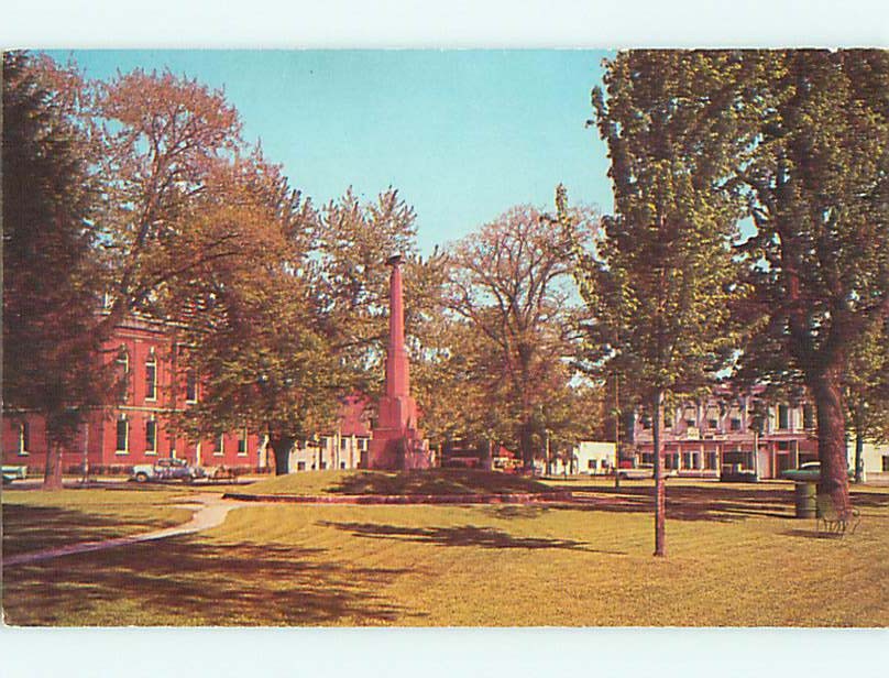 Unused Pre-1980 OLD CARS & SHOPS AT PUBLIC SQUARE Milan Ohio OH 60k cards t4908