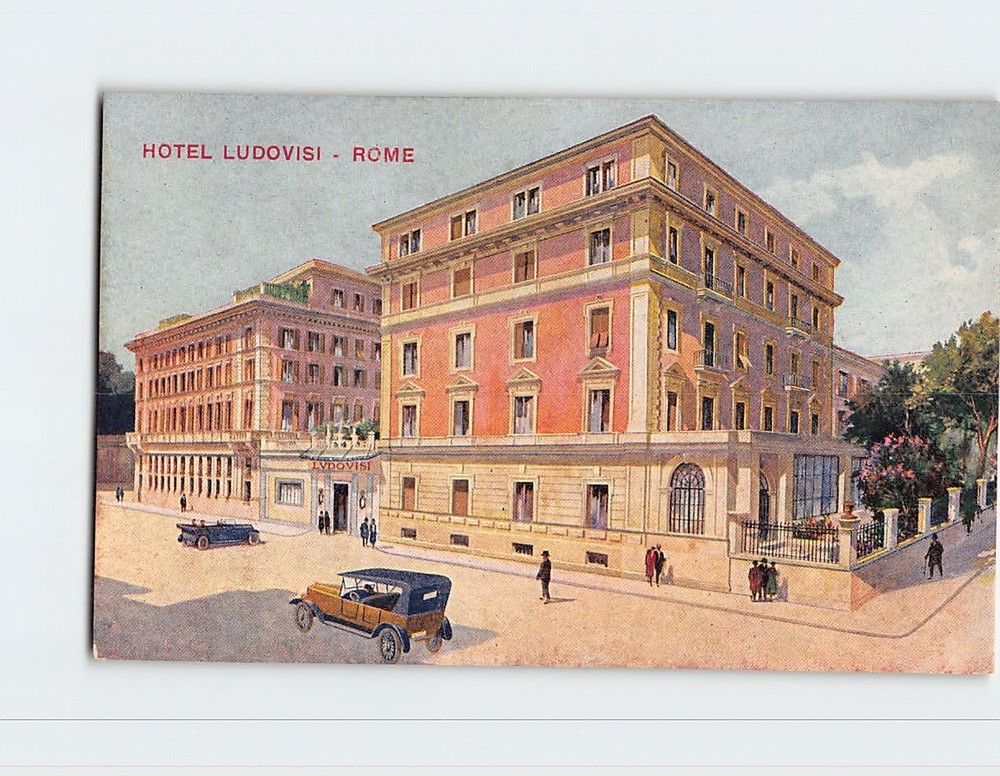 Postcard Hotel Ludovisi Rome Italy
