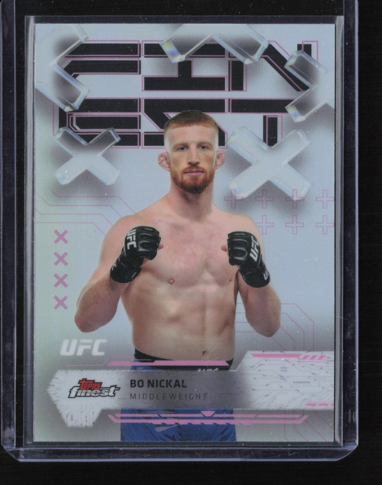 2025 Topps Finest UFC - Refractors Bo Nickal #92