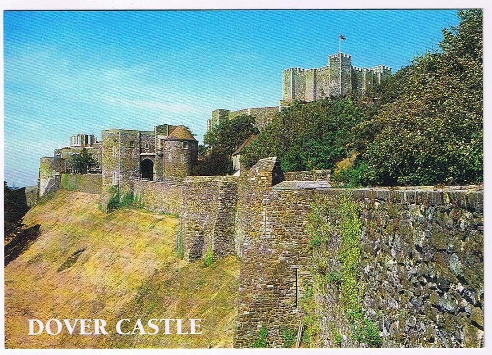 Postcard Dover Castle Dover Kent England UK