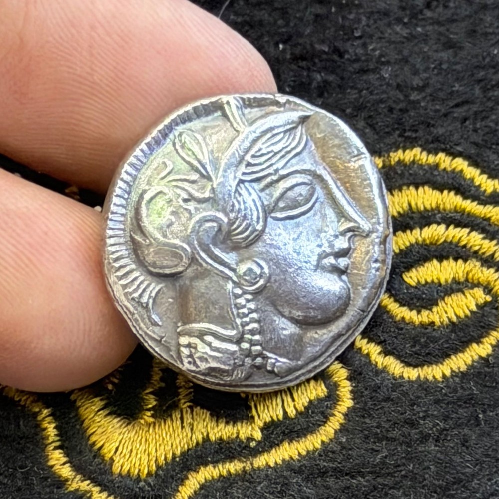 Ancient Greek Athens Athena Greek Owl Coin
