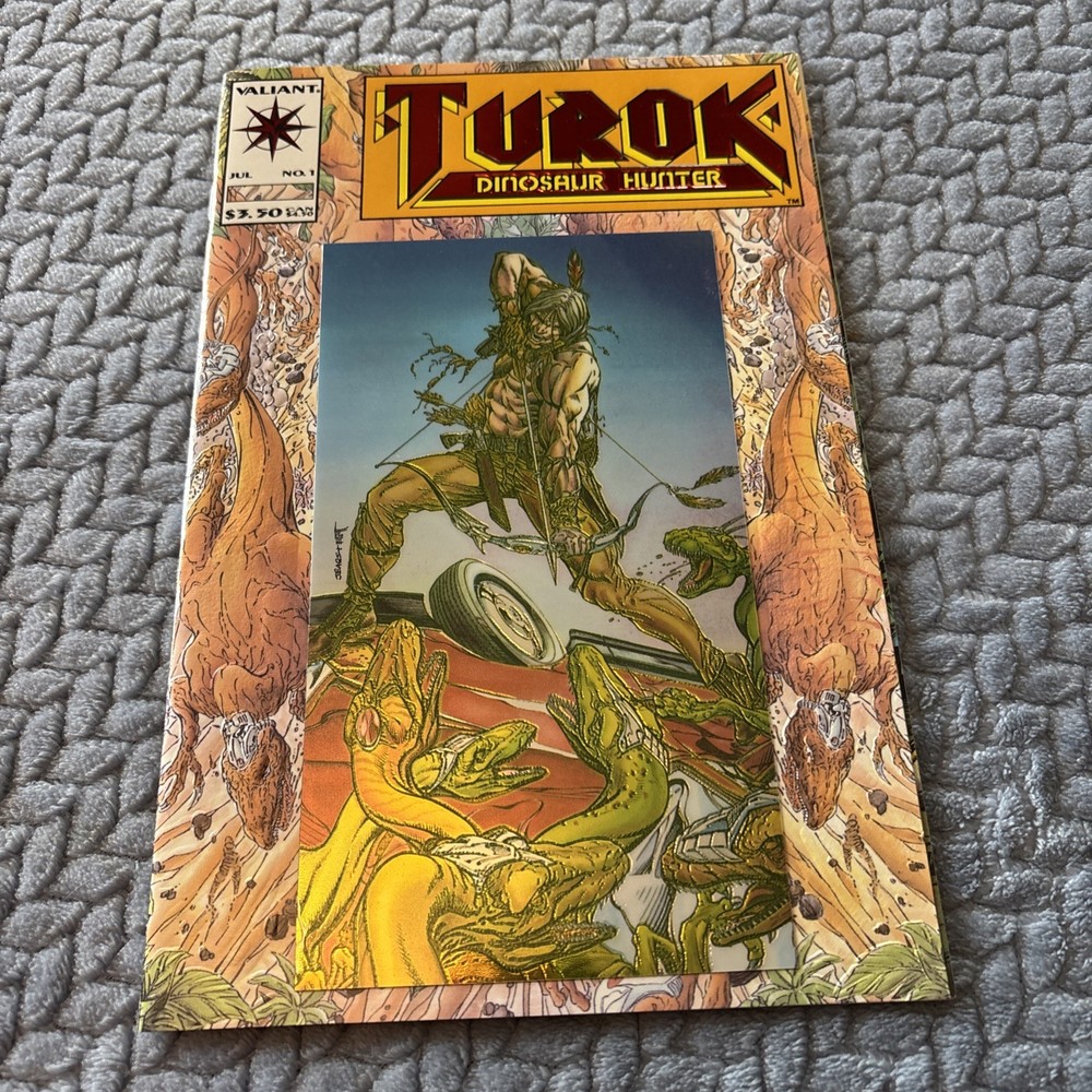 TUROK DINOSAUR HUNTER #1  {EMBOSSED FOIL COVER} [VALIANT Comics 1993]